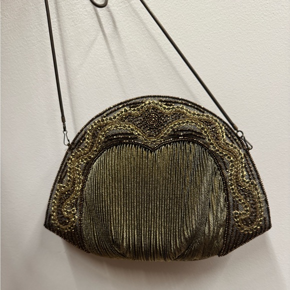 Vintage Delill 1950s beaded purse with satin lining in great condition - Picture 8 of 9